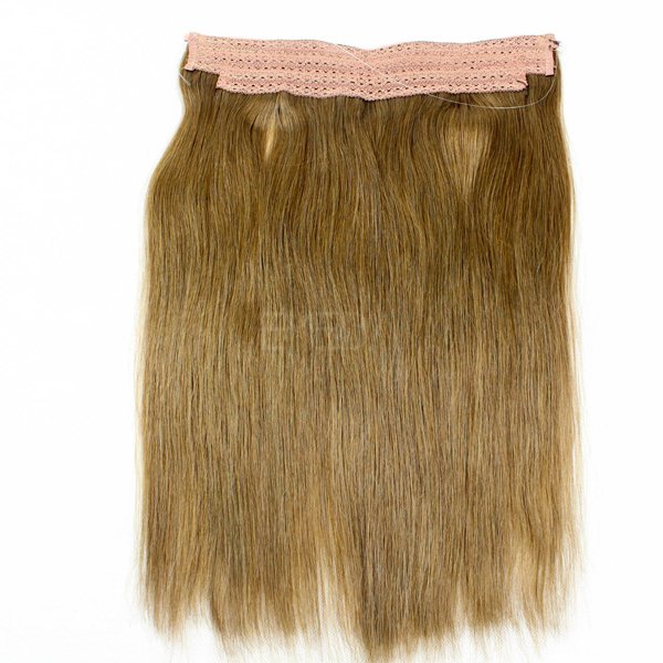 Flip in 100% human hair no shedding halo extension hair CX042